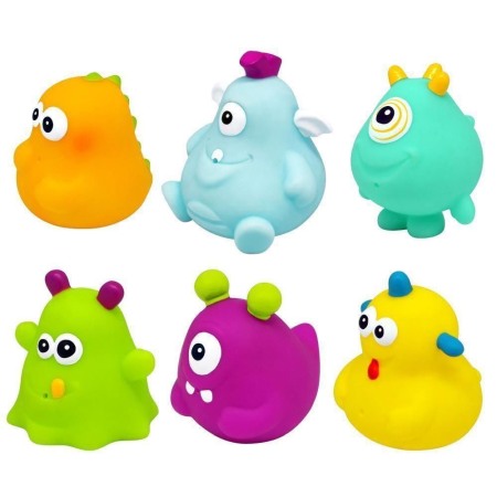 Jucarii Jocuri Activitati - Set 6 jucarii de baie Monstruleti ESCABBO 37028