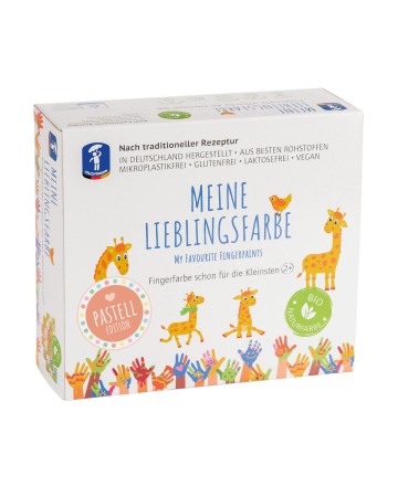 Gradinita si Scoala - Set 6 tuburi vopsea pictura cu degetele - Pastel