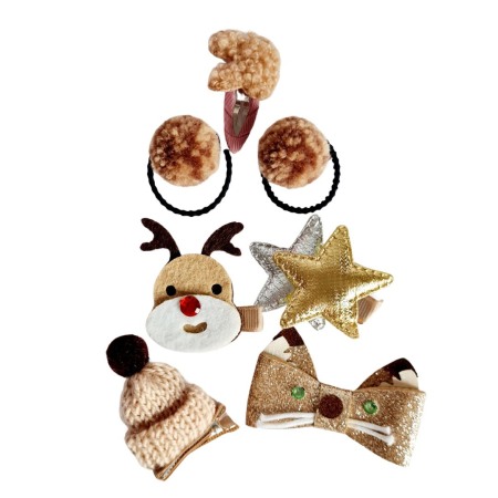 Accesorii par - Set Auriu 24 de accesorii pentru par