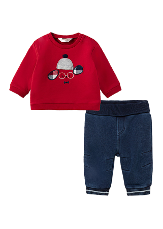 Haine  Incaltaminte Accesorii - Set bluza + pantaloni denim - Mayoral 18 luni