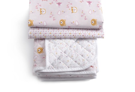 Lenjerii - Set cuvertura+ 2 cearceafuri Lilac Forest