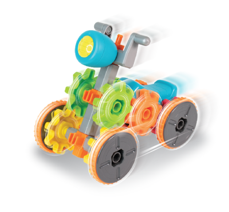 Jucarii pentru constructii - Set de constructie 3 in 1 STEM - Atelierul de vehicule