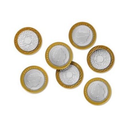 Jucarii Jocuri Activitati - Set de monede de jucarie (2 lire sterline)