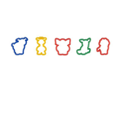 Jucarii educative - Set forme pentru plastilina - Animalute safari