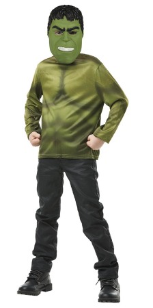 Accesorii carnaval - Set Hulk - Bluza & masca