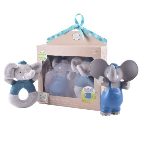 Cadouri - Set jucarii elefanti - zornaitoare si senzoriala - Meiya & Alvin