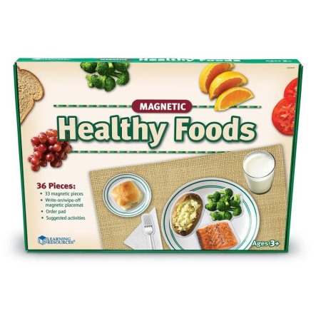 Jucarii educative - Set magnetic - Alimente sanatoase