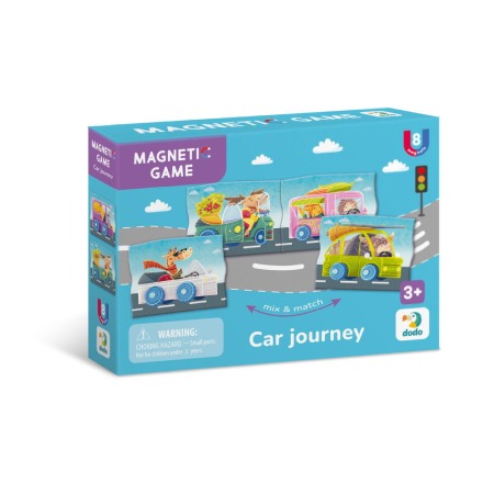 Jocuri magnetice - Set magnetic - Calatorie cu masina