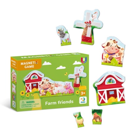 Jocuri magnetice - Set magnetic - Prietenii de la ferma