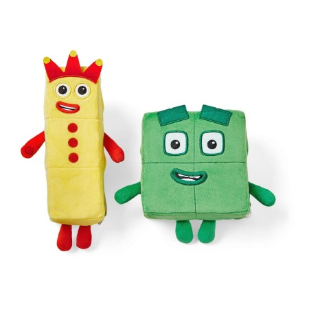 Jucarii plus pentru bebe - Set mascote din plus Numberblocks - Trei & Patru