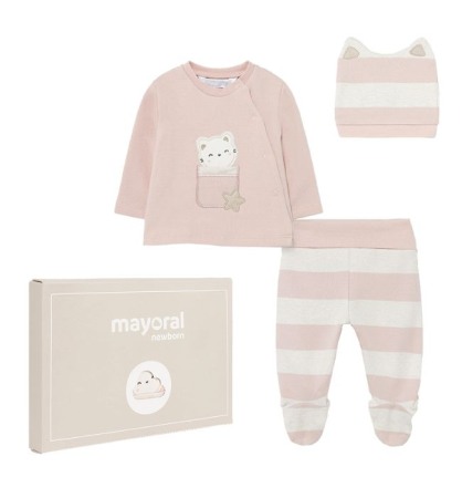 Haine  Incaltaminte Accesorii - Set pantaloni cu botosei plusat caciulita nou-nascut 4-6 luni