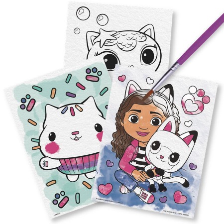 Alte activitati de creatie sau artistice - Set pictura cu apa - Gabbys Dollhouse