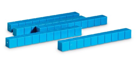 Jucarii educative - Set riglete baza 10 (50 bucati)