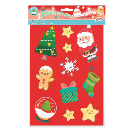 Alte activitati de creatie sau artistice - Set sabloane desen - Craciun