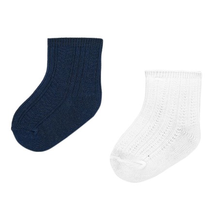 Haine  Incaltaminte Accesorii - Set sosete - alb / albastru - Mayoral 18 luni