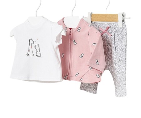 Compleuri - Set  trening 3 piese ECOFRIENDS - Zebra- Mayoral 18 luni