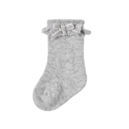 Accesorii - Sosete elegante ajurat  - Gri - Mayoral 6 luni