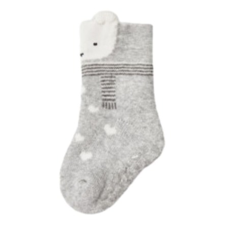 Accesorii - Sosete Gri antiderapante Ursulet pentru nou-nascut ECOFRIENDS - Mayoral    3 luni