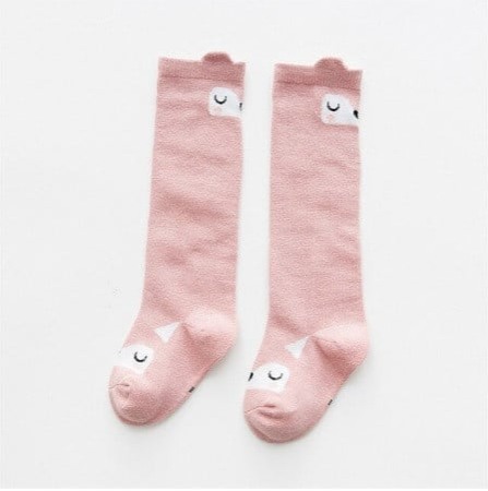 Sosete Dresuri - Sosete lungi cu animalute Vulpe Drool 0-2 ani