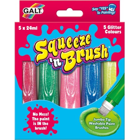Desen si pictura - Squeezen Brush - 5 culori cu sclipici