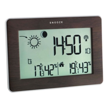Statii meteo - Statie meteo cu transmitator wireless wood TFA 35.1128.08