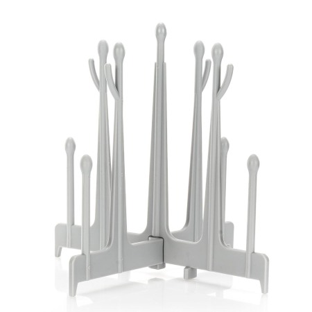 Accesorii si ustensile pentru masa si bucatarie - Suport uscare pentru 9 sticle sau biberoane, pliabil, Reer 21041