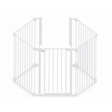 Porti si tarcuri de siguranta - Tarc de siguranta modular cu 5 panouri, metal alb, Noma, N94047