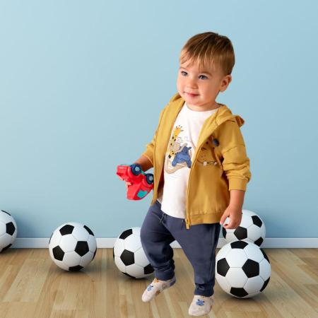 Noua colectie Mayoral - Trening 3 piese -  cu tricou interactiv bebe - Mayoral