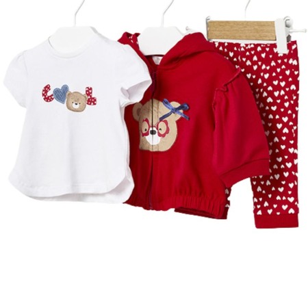 Haine  Incaltaminte Accesorii - Trening 3 piese, fetite - COOL BEAR ECOFRIENDS - Mayoral   4-6 luni