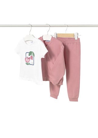 Haine  Incaltaminte Accesorii - Trening 3 piese - Lalele - roz - Mayoral 4 ani