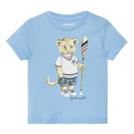 Tricouri - Tricou alb imprimeu Leu 18 luni