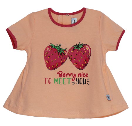 Tricouri - Tricou cu maneca scurta - Capsuni 2 ani