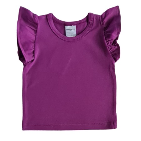 Haine  Incaltaminte Accesorii - Tricou cu maneca scurta - Color 18 luni-86 cm Mov