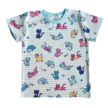 Tricouri - Tricou cu maneca scurta - Pisici la joaca 6 ani-116 cm