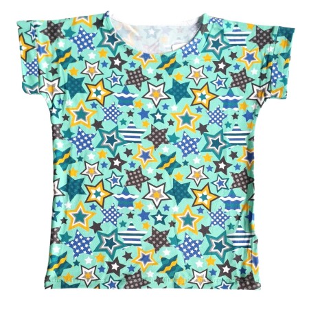 Tricouri - Tricou cu maneca scurta - Stele verzi