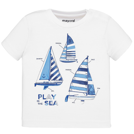 Tricouri - Tricou cu maneca scurta - Vaporase - Alb - Mayoral 36 luni