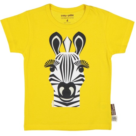 Tricouri - Tricou galben Zebra 8 ani