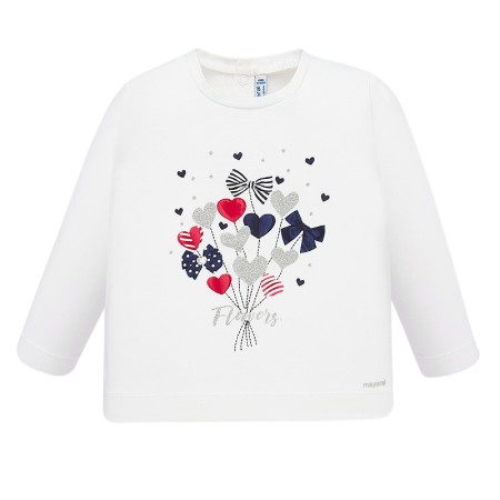 Haine  Incaltaminte Accesorii - Tricou maneca lunga - Inimioare