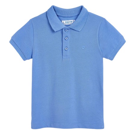 Tricouri - Tricou polo clasic cu maneca scurta - Bleu  - Mayoral 8 ani