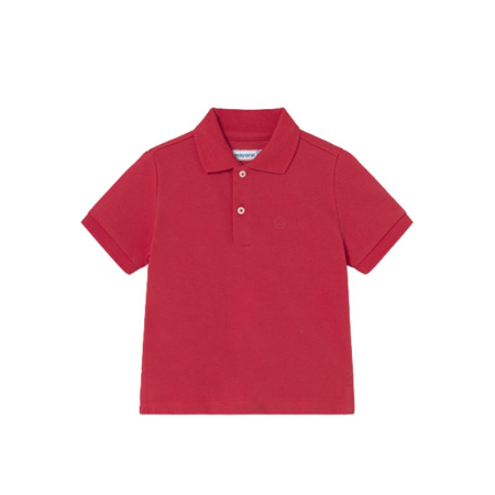 Tricouri - Tricou polo clasic cu maneca scurta - Tomate