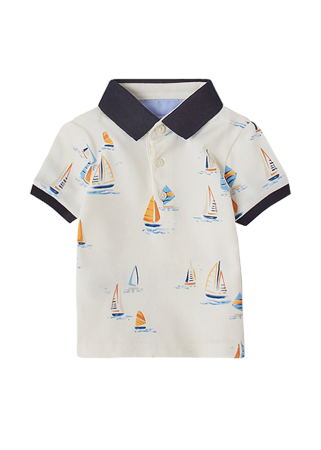 Tricouri - Tricou polo clasic cu maneca scurta - Vaporase - Mayoral  36 luni