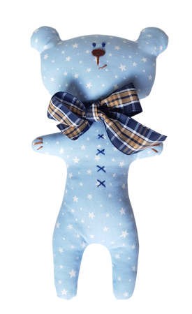 Jucarii de plus - Ursulet panza cu fundita