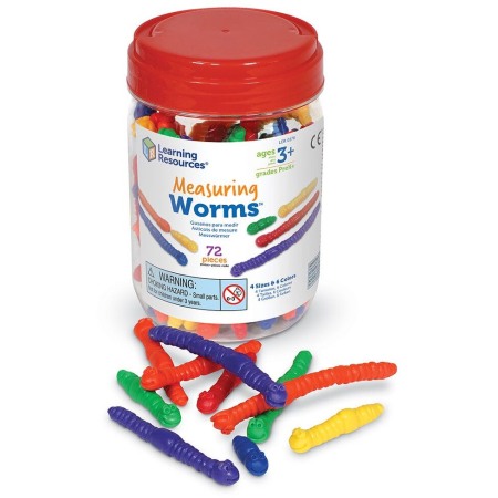 Jucarii Jocuri Activitati - Viermi pentru masurat (set 72 buc)