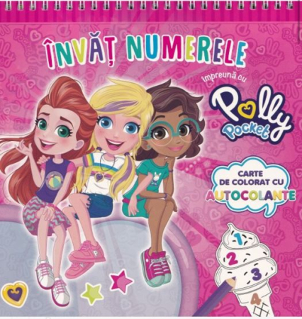 Cărți - Învăț numerele împreună cu Polly Pocket (4-6 ani)