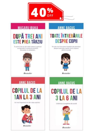 Dezvoltare Personală - Pachet Top 4 cărți de Parenting (Creșterea și Educarea Copilului)