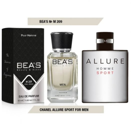 Parfumuri - Parfum BEA'S M 209 pentru Bărbați (50 ml) - Inspirat de Chanel Allure Homme Sport