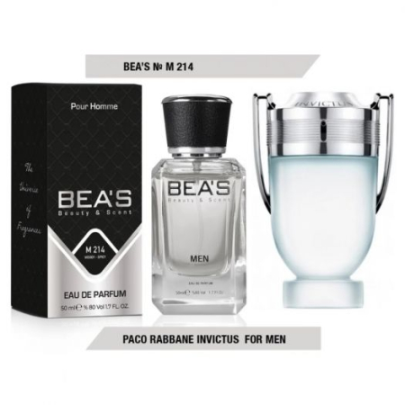 Parfumuri - Parfum BEA'S M 214 pentru Bărbați (50 ml) - Inspirat de Paco Rabanne Invictus