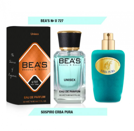 Parfumuri - Parfum BEA'S Unisex 727 (50 ml) - Inspirat de Sospiro Erba Pura