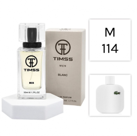 Parfumuri - Parfum TIMSS M 114 Blanc (50 ml) - Inspirat de L.12.12 Blanc Lacoste