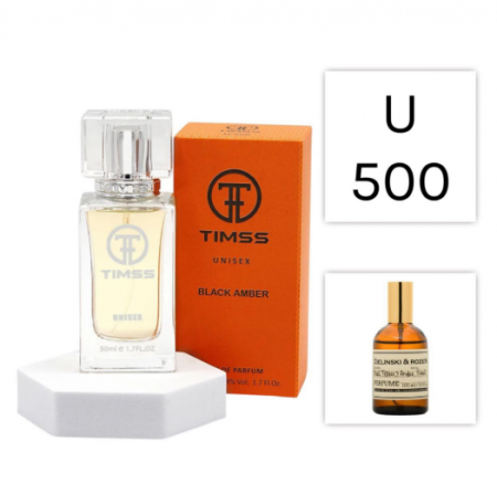 Parfumuri - Parfum TIMSS U 500 Black Amber (50 ml) - Inspirat de Zelinski Rozen Black Pepper